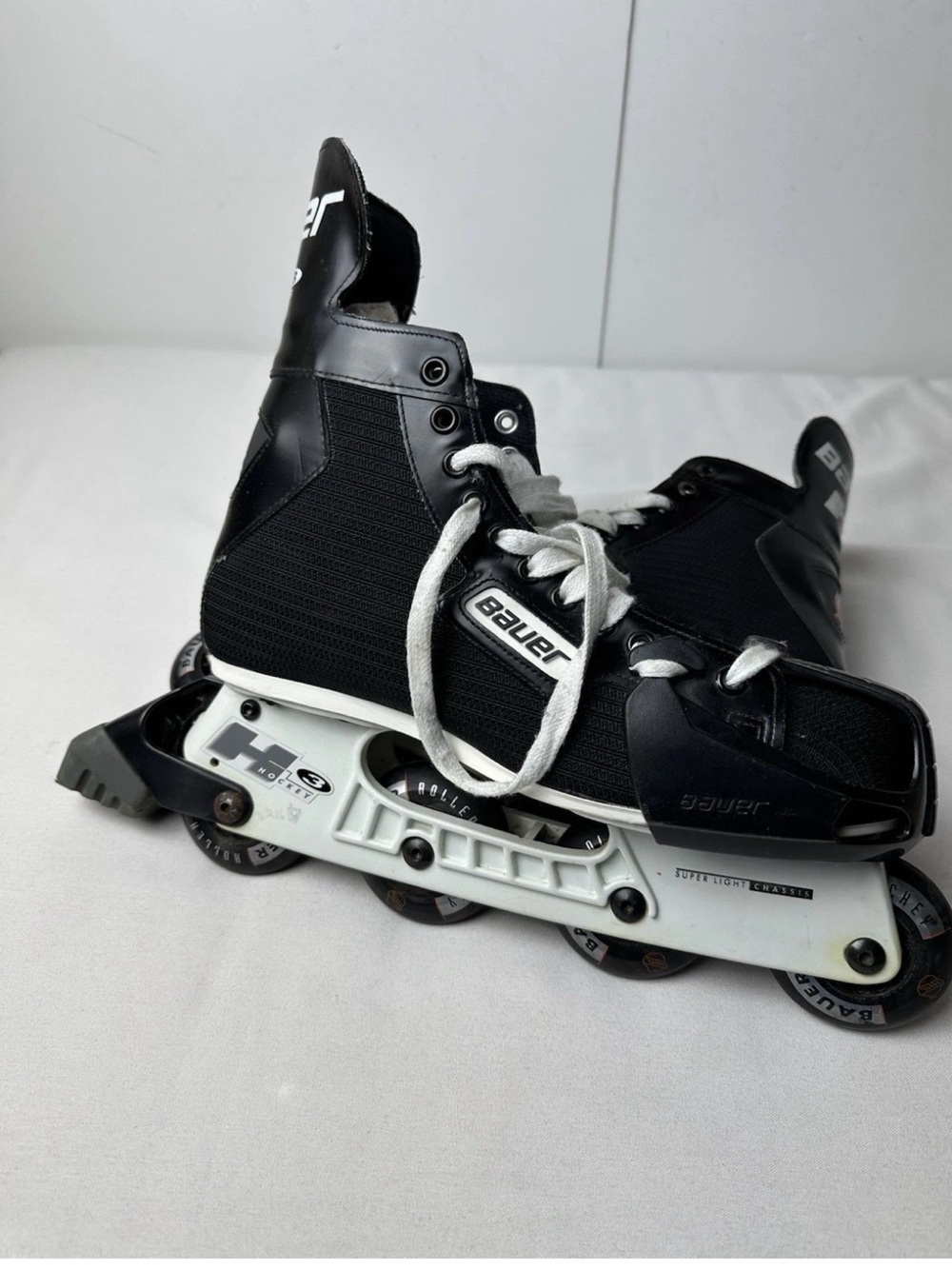Bauer H3 NHL Inline Skates Mens Size 10 D Off Ice Hockey Roller Blades NHL